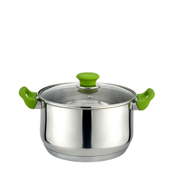 648794 Тенджера Muhler 7 литра зелена