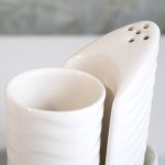 Керамични солници 2-ка с поставка за клечки - Image 5