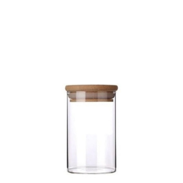 Буркан за подправки с бамбуков капак 280 мл