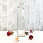 Бутилка с клипс стъкло 1 литър
