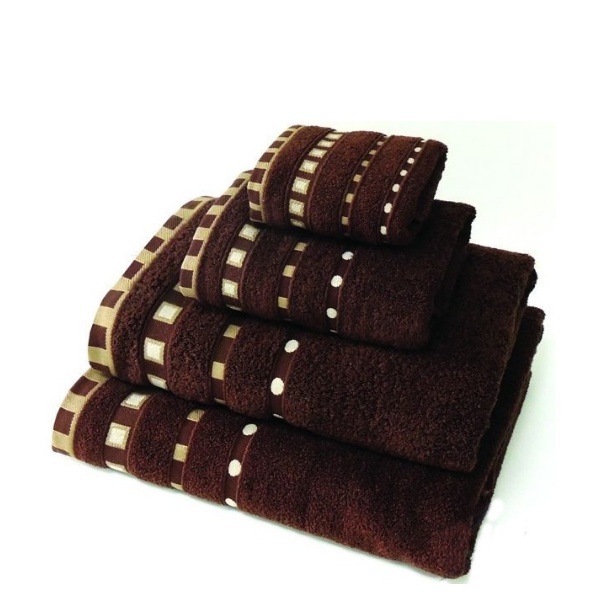 9-020 Хавлиена кърпа микропамук 45/80 Мишел - Кафява