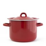 Тенджера емайл 4,5 литра Червено