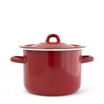 Тенджера емайл 3,4 литра Червено