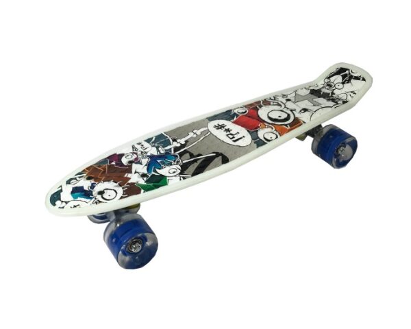 Скейтборд със светещи колела