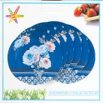 Чиния за десерт 6 броя стъкло Букет от рози - Image 3