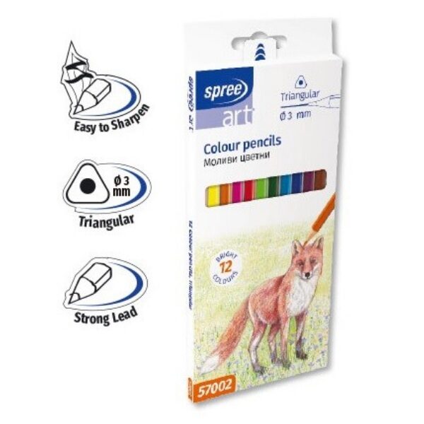 Цветни моливи 12 цвята