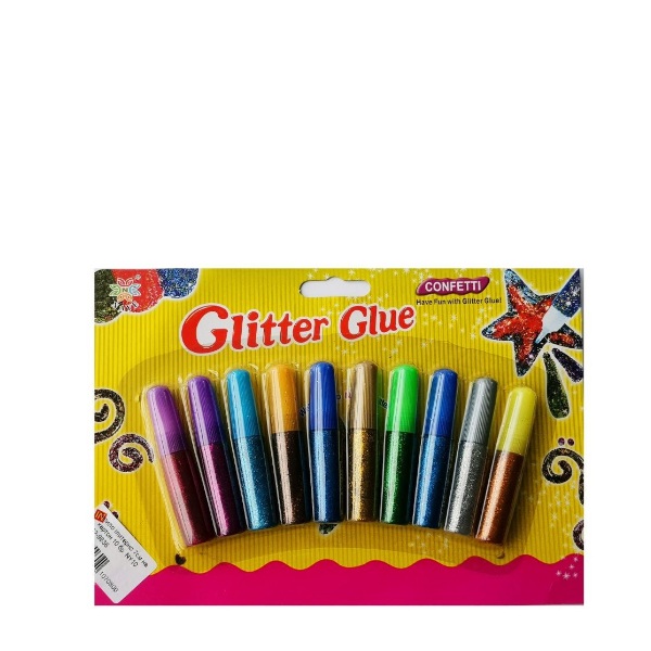 И02-9836 Лепило с брокат 10 цвята