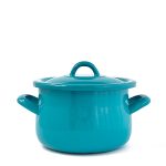 Тенджера емайл синя 4,5 литра