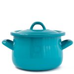 Тенджера емайл синя 7,5 литра