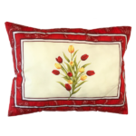 Възглавница силиконов пух цветен декор