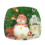 Чиния коледна квадрат 3 броя