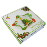 Коледна чиния Звезда с елхичка 3 броя - Image 2