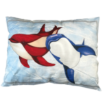 Възглавница силиконов пух цветен декор 50/70 - Image 4