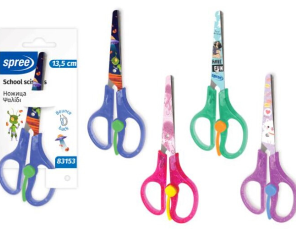 Ножичка с връщаща пластина с дизайн