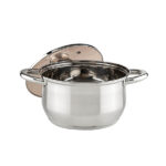 ТЕНДЖЕРА ИНД. MUHLER Ф26X15CM, 7L, СТЪКЛЕН КАПАК, 1003004 - Image 2