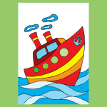 Книжка за оцветяване Море - Image 2