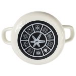 Тенджера емайл с кант стъклен капак 3,8 литра Флора - Image 2