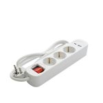 Разклонител с ключ 3Г и USB 1,5 метра