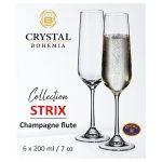 Чаша Strix за шампанско 0.200 литра 6 бр. - Image 2