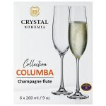Чаша Columba за шампанско 0,260 литра 6 бр. - Image 2