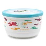 Контейнер за съхранение кръг с декор 1,8 литра