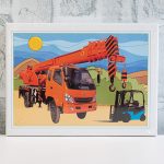 Пъзел 300 части Строителни машини