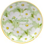 Чиния зелен декор