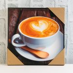 Картина черна рамка Кафе 29/29