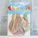 Балони 5бр. с цветни пера
