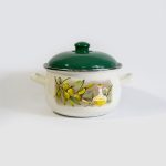 Тенджера емайл с метален капак 2,1л. Маслини