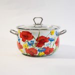 Тенджера емайл със стъклен капак 3,8л. Мак