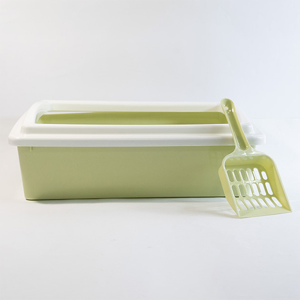 и02-18280 Котешка тоалетна с гребка квадрат