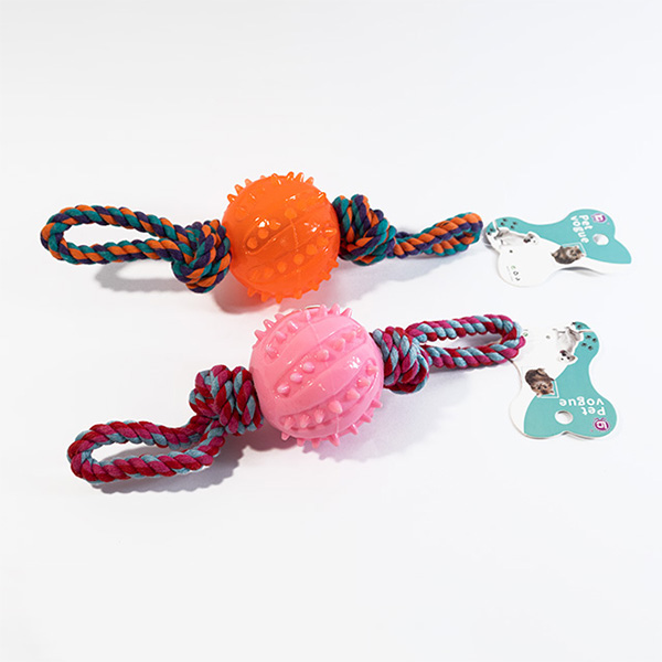 Играчка за дърпане с топка