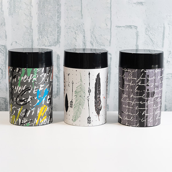 Контейнер с декор кръг 0,8л.