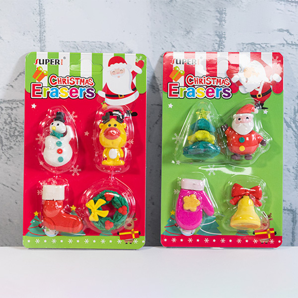 и02-17278 Коледни гумички 4 броя