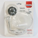 Сапунерка с двойно залепяне хром