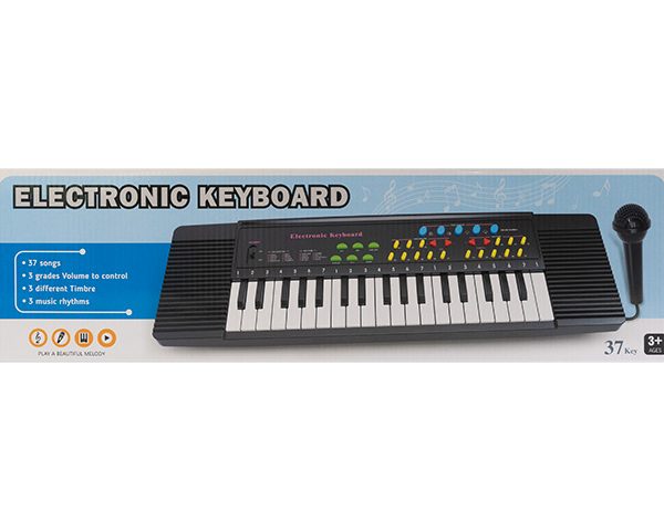 Пиано електрическо 37 клавиша с батерии