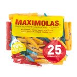 Щипки за пране 25 броя 7,5/1 см