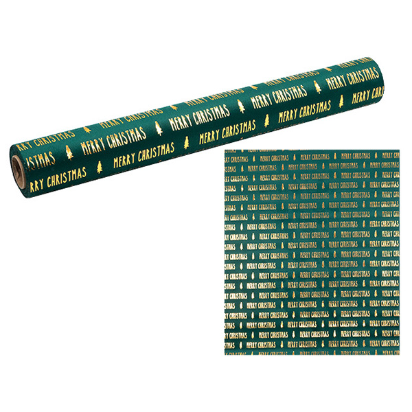 И02-21216-1 Коледен тишлайфер ролка зелено