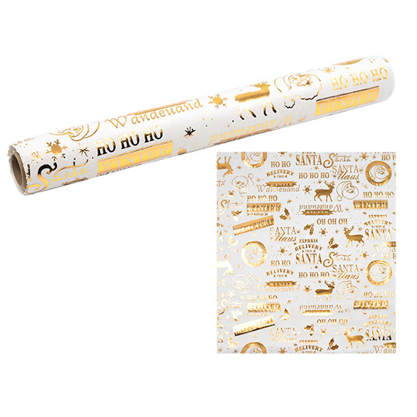 И02-21216-2 Коледен тишлайфер ролка златно