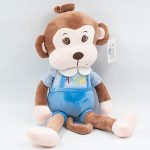 Плюшена играчка с къс косъм маймуна момче 50см