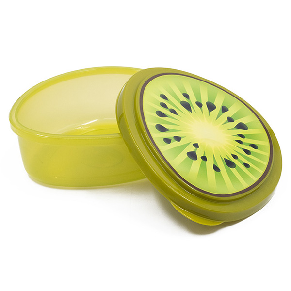 Контейнер за съхранение с декор 0,8л киви