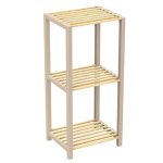 Етажерка 3 Нива Wood 78/35/29 см Бежово