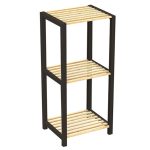 Етажерка 3 Нива Wood 78/35/29 см Черно
