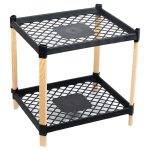 Етажерка 2 Нива Grid 45/38/45 см Черно