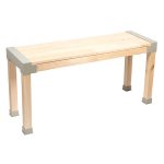Пейка Wood 43/86/29 см Бежово