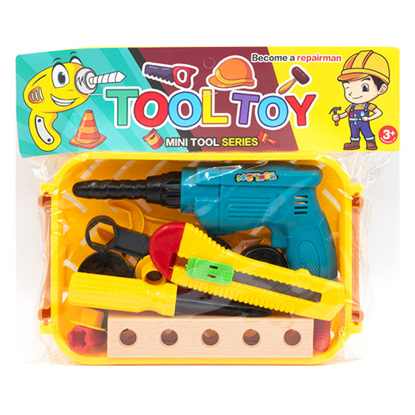 и02-22711 Комплект инструменти с дрелка и макетен нож с поставка