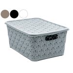 Кутия с капак knitted 5,5л 20/27см