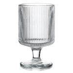 Чаша на столче 12,2/7,2 см 4 броя ребро