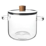 Тенджера стъкло с капак 2,6л.